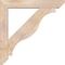 Ekena Millwork Funston Slat Smooth Bracket w/ Offset Brace, Douglas Fir, 7 1/2"W x 46"D x 46"H BKT0806X46X46FST06SDF - alternate 2